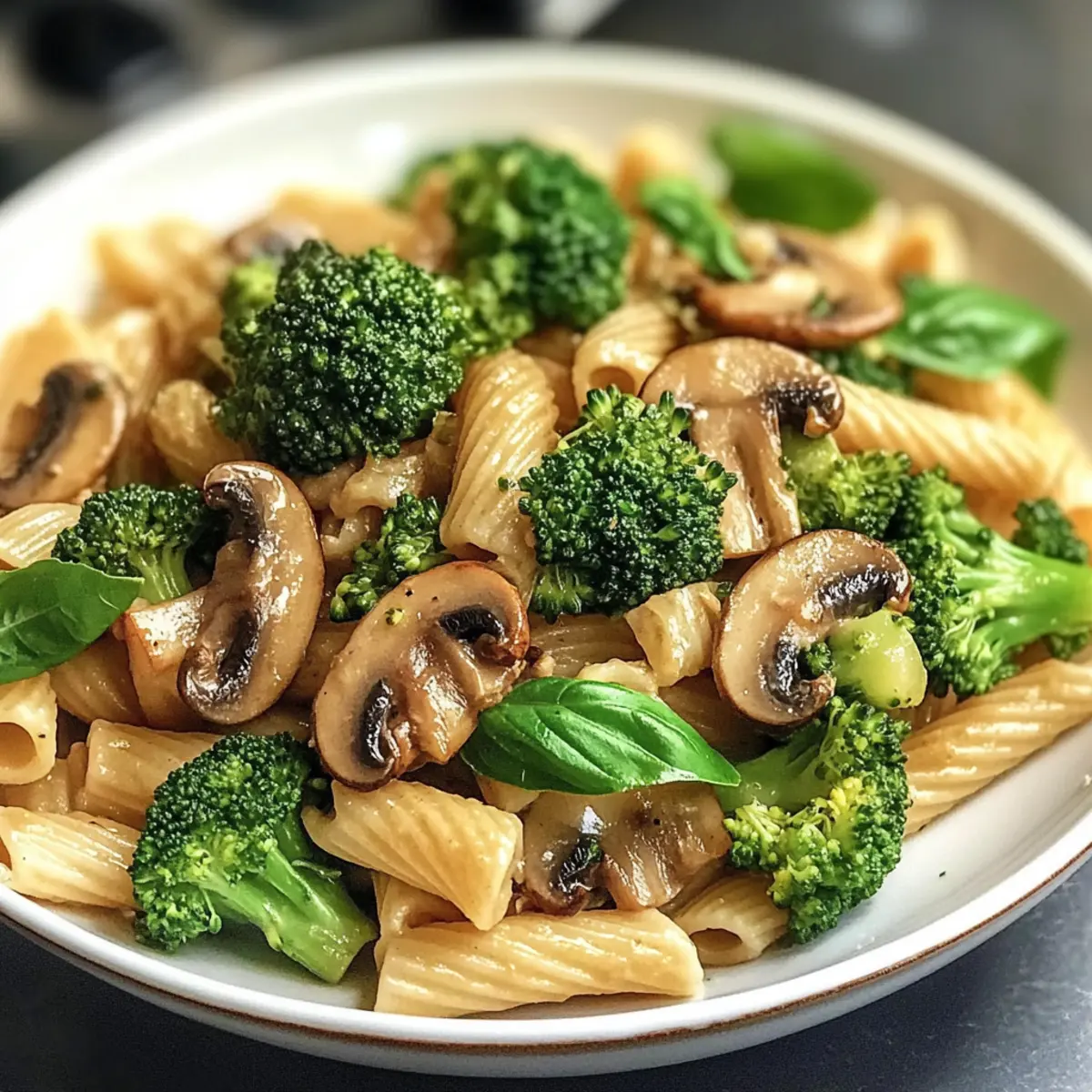 Vegane Pilz-Brokkoli-Pasta für den perfekten Abend 2 Vegane Pilz Brokkoli Pasta qsurk4