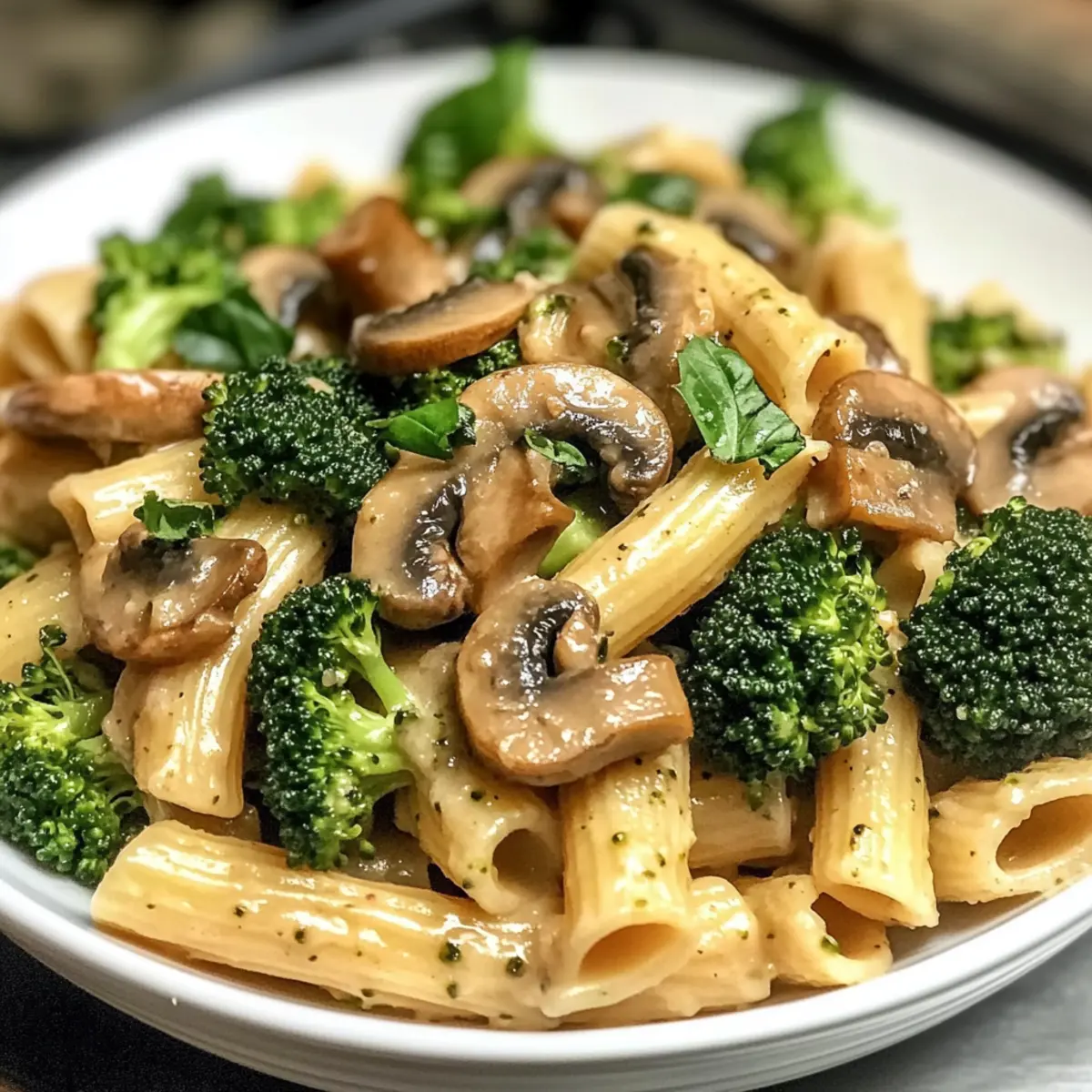 Vegane Pilz-Brokkoli-Pasta für den perfekten Abend 3 Vegane Pilz Brokkoli Pasta wtq7fy