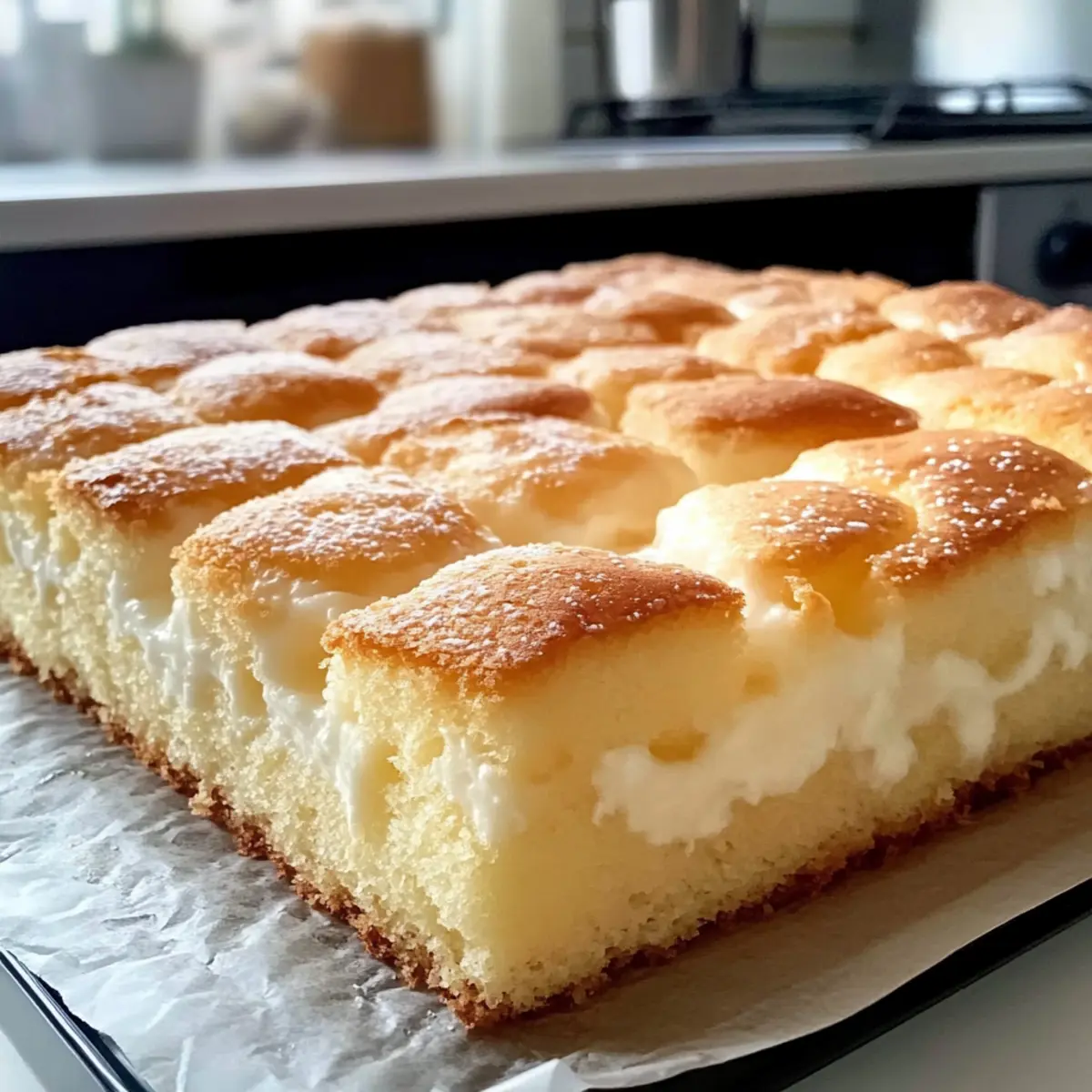 Wattekuchen mit 1 Packung Pudding e2od6l