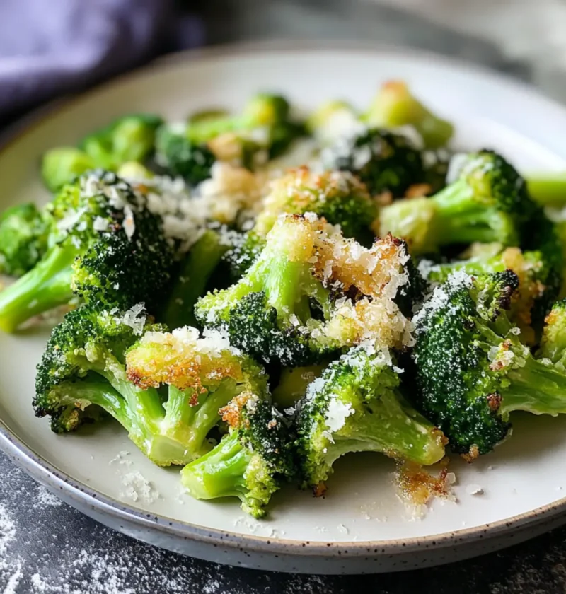 Crispy Luftfritteusenbrokkoli in 8 Minuten 5 Luftfritteusenbrokkoli