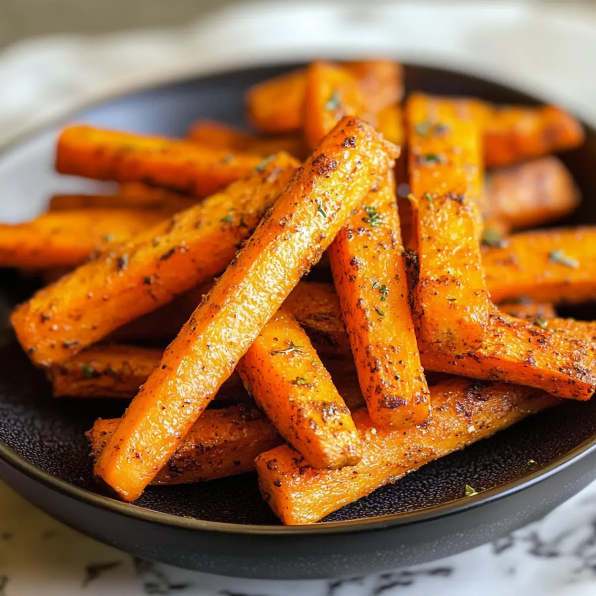 Heißluftfritteuse Karotten: Knusprige Beilage für jeden Tag 4 Air Fryer Carrots qpi9ss