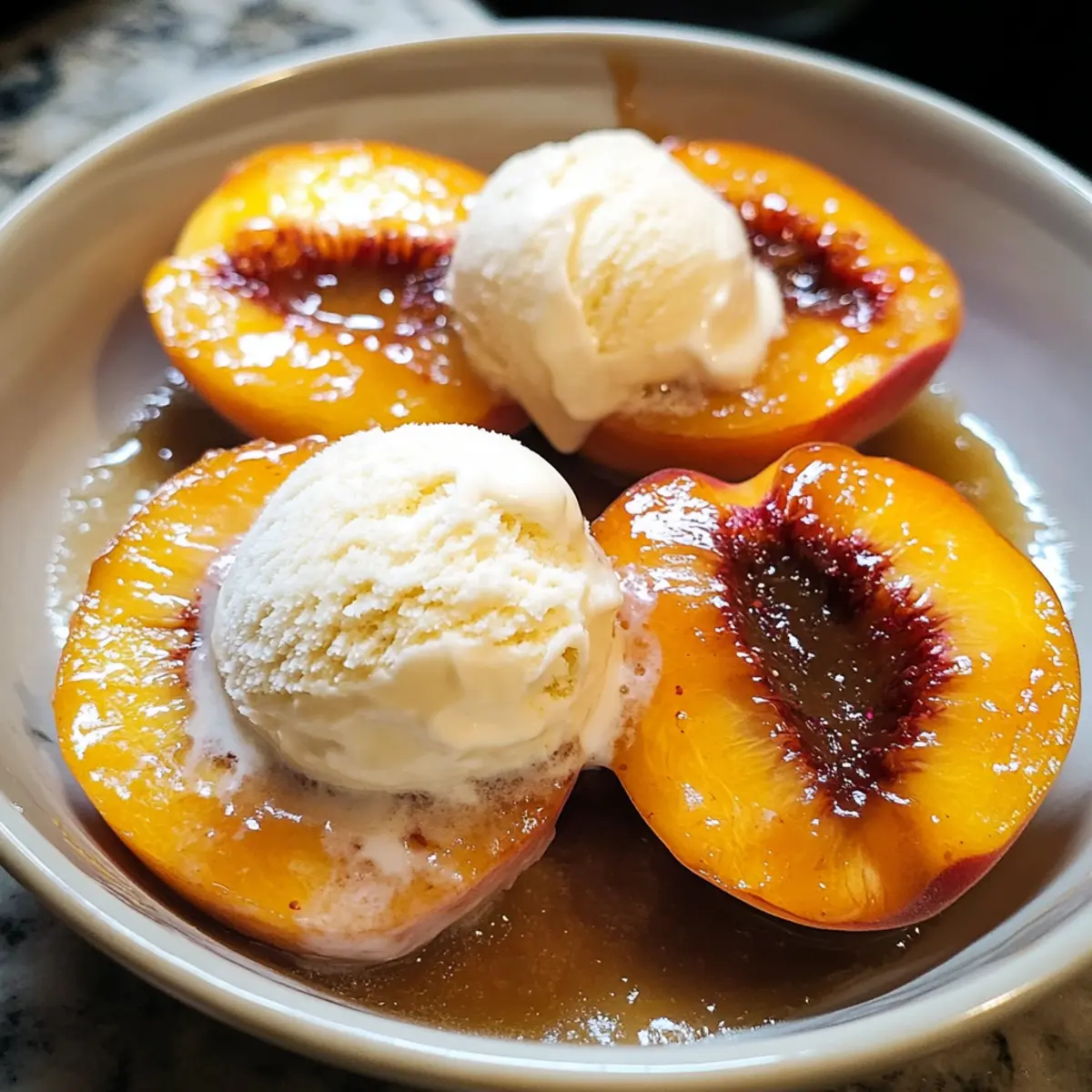 Air Fryer Peaches vucglj
