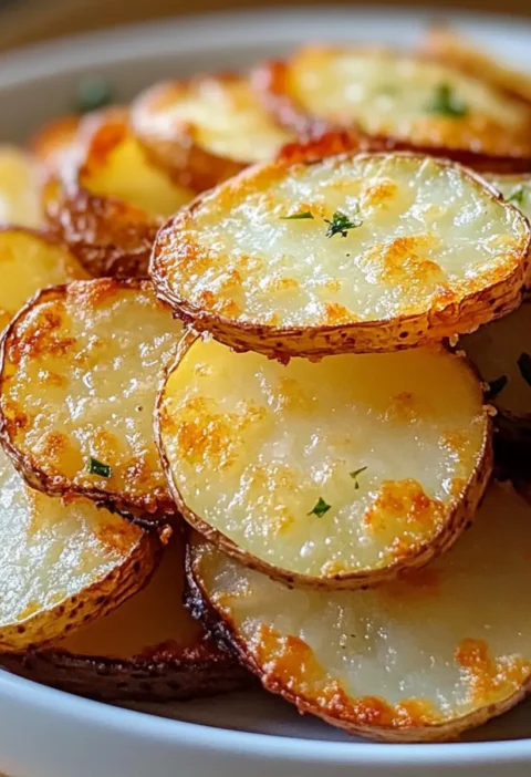 Airfryer Kartoffelscheiben – Außen knusprig, innen zart und mühelos einfach