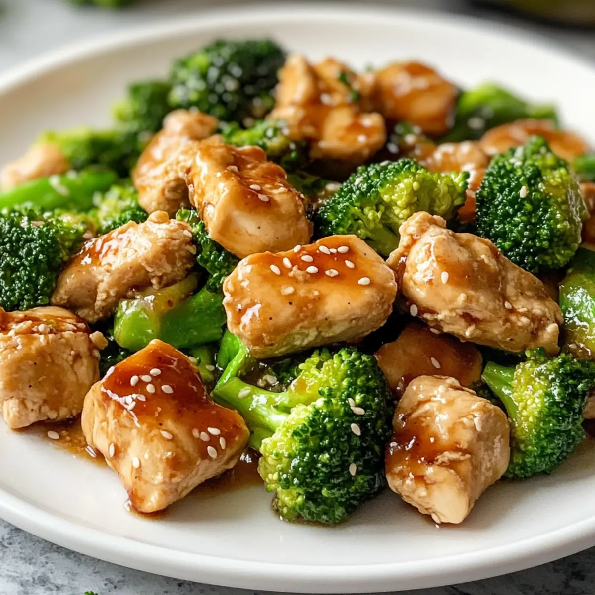 Asiatische HA¤hnchen Brokkoli Pfanne Low Carb e8hhj8