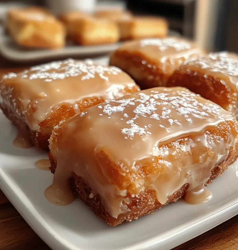 Gebackene Ahorn-Donut-Riegel mit leichtem Twist 1 Gebackene Ahorn-Donut-Riegel