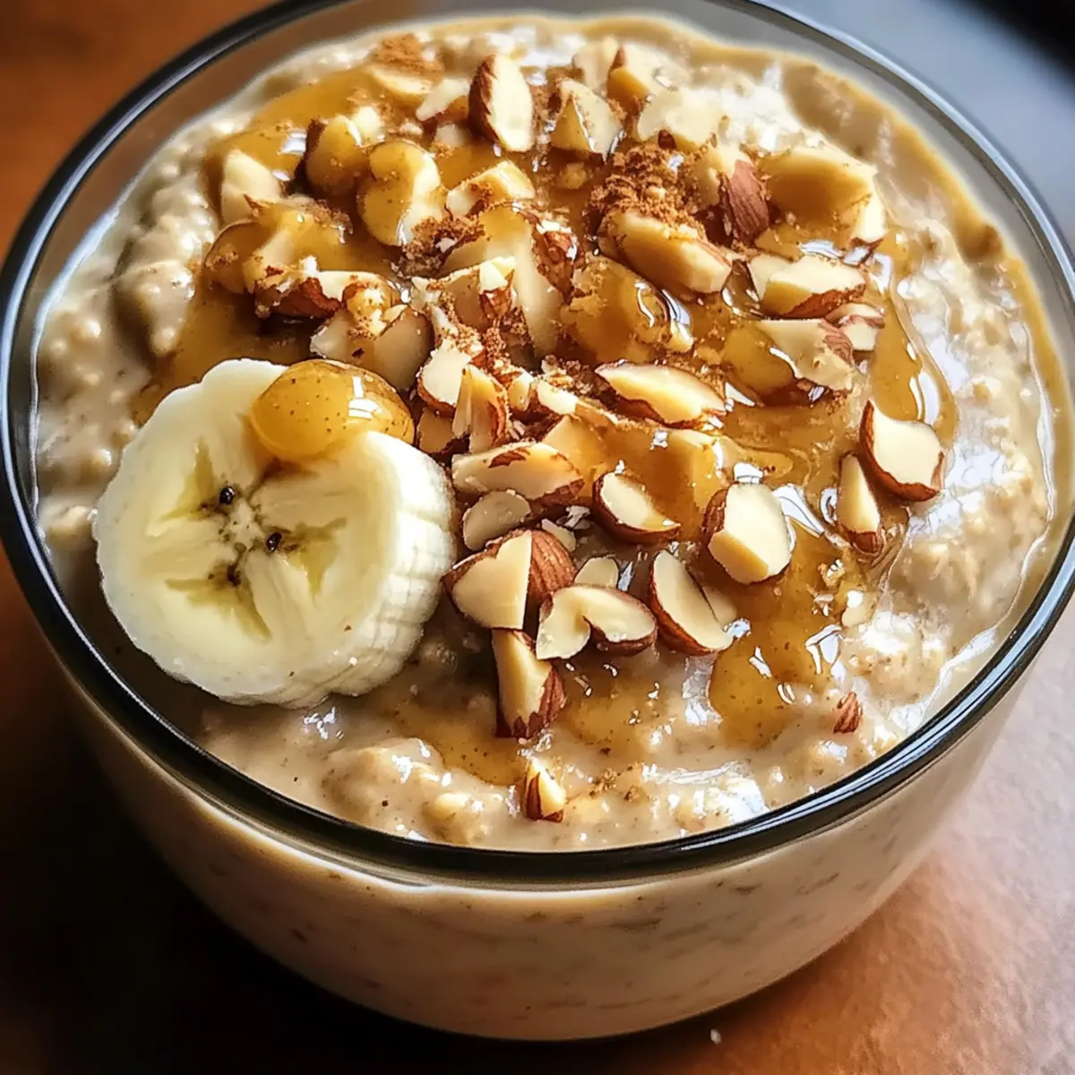 Bananen-Erdnussbutter Übernacht-Haferflocken ganz einfach 3 Bananen Erdnussbutter Overnight Oats ojl2e0