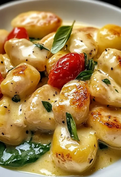 Zitronen-Hähnchen Gnocchi