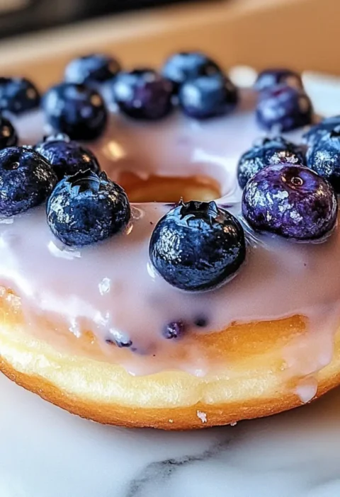 Heidelbeer-Kuchen-Donuts