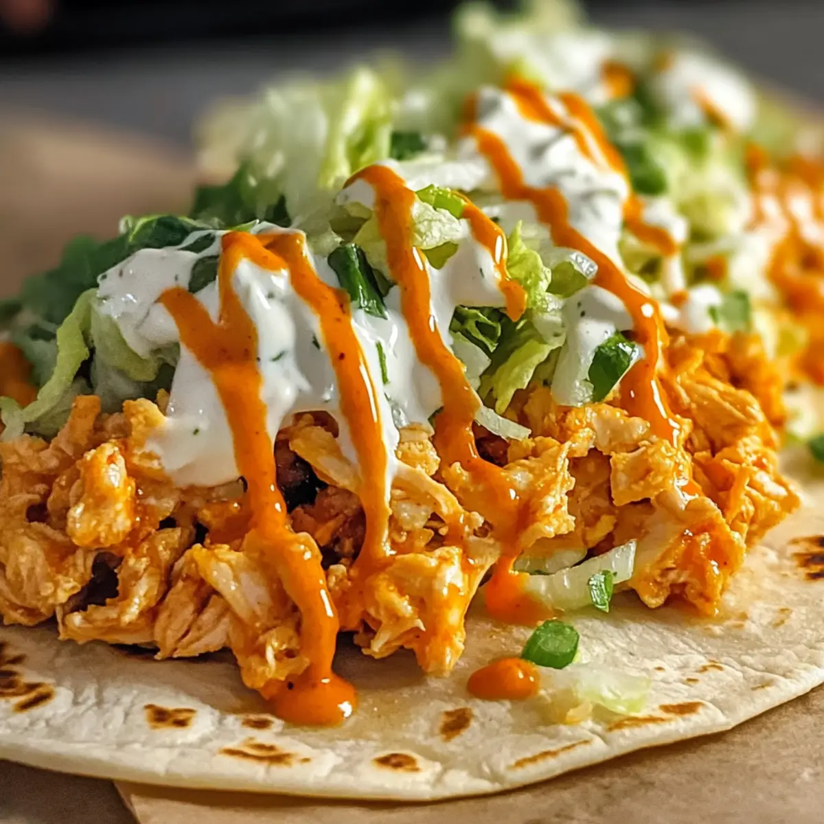 Buffalo Chicken Smash Burger Tacos Recipe ask7qa