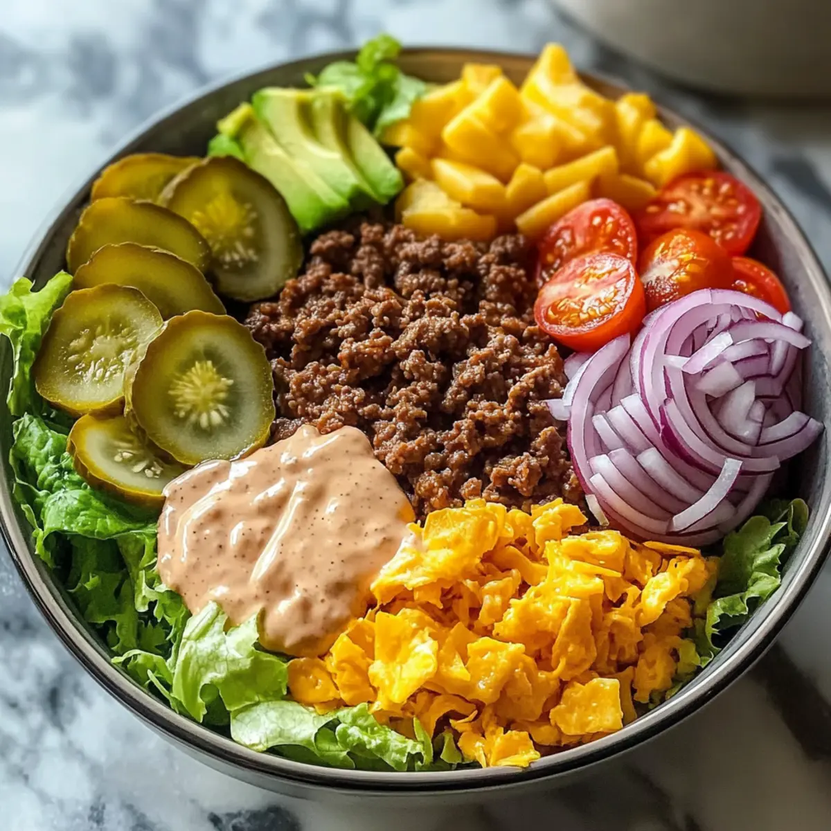 Burger Schalen Rezept für ein schnelles Abendessen 4 Burger Bowls Recipe d7yod2