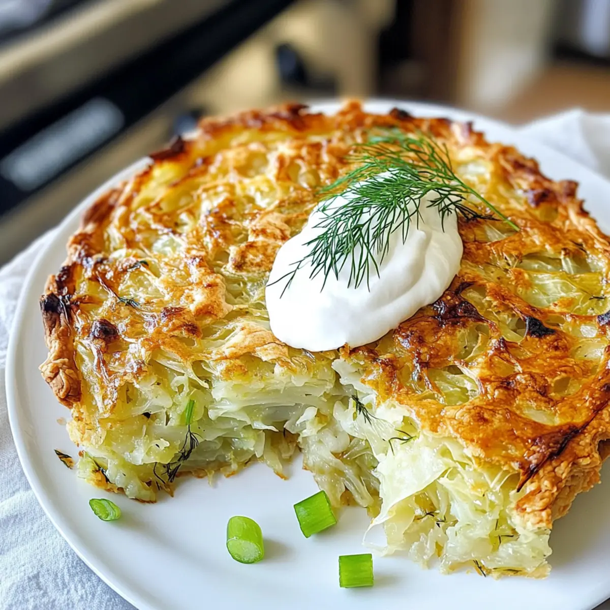 Kohlpastete mit cremiger Dillsoße im Pfannenstyle 2