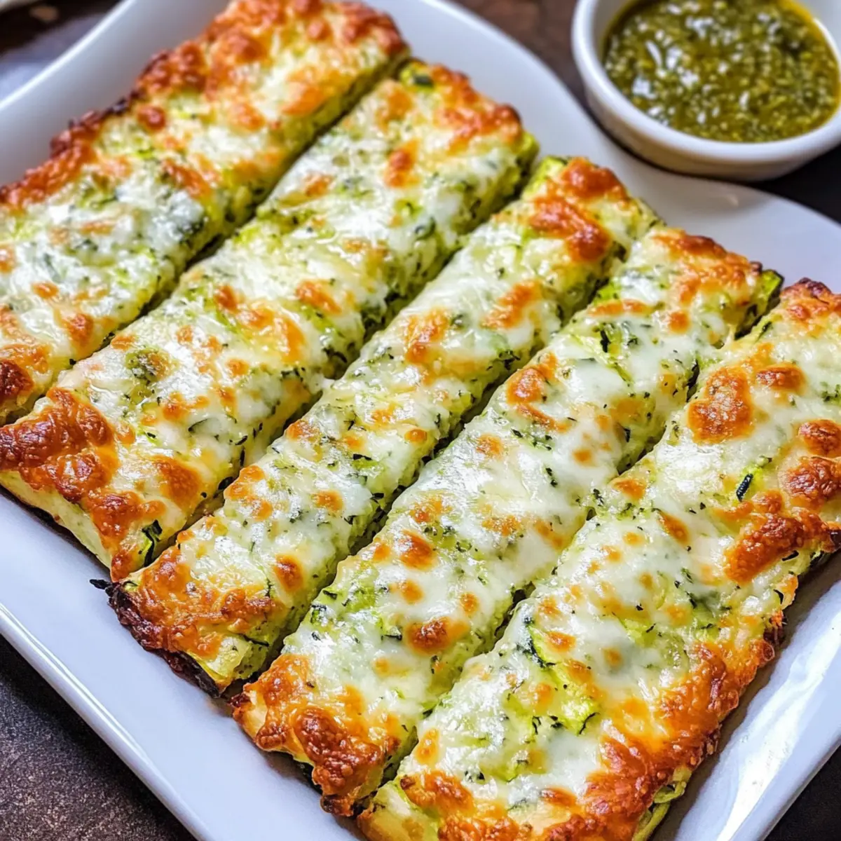 Käse-Zucchini-Brotstangen für einen leckeren Snack 5 Käse-Zucchini-Brotstangen