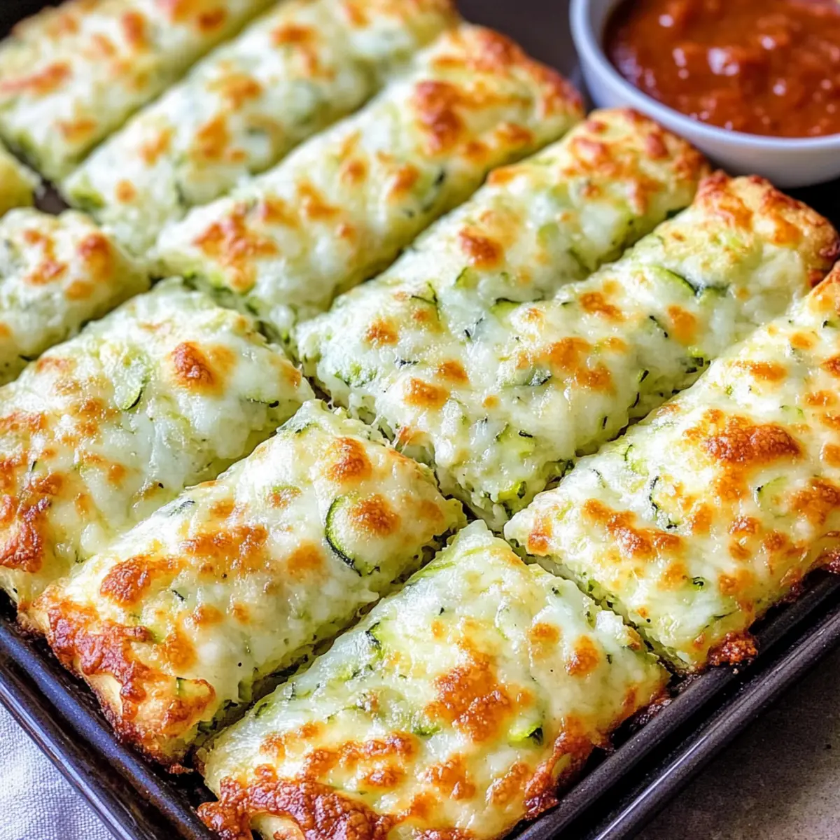 Käse-Zucchini-Brotstangen für einen leckeren Snack 3 Cheesy Zucchini Breadsticks ypiuly