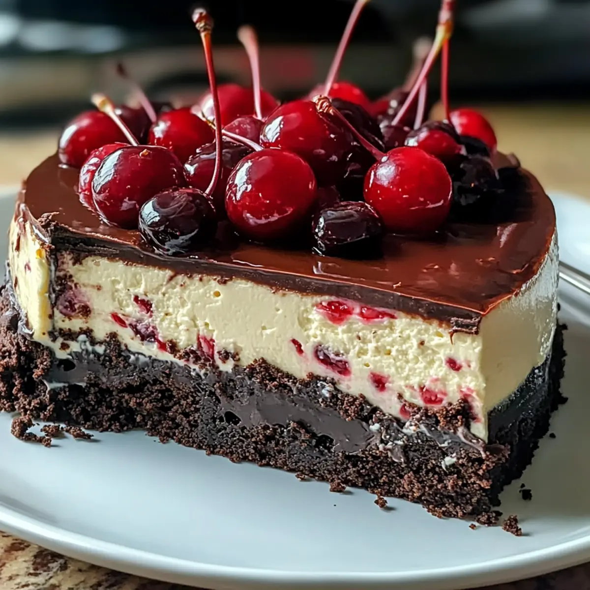 Schokoladenkirschen-Käsekuchen Rezept für Genuss! 3