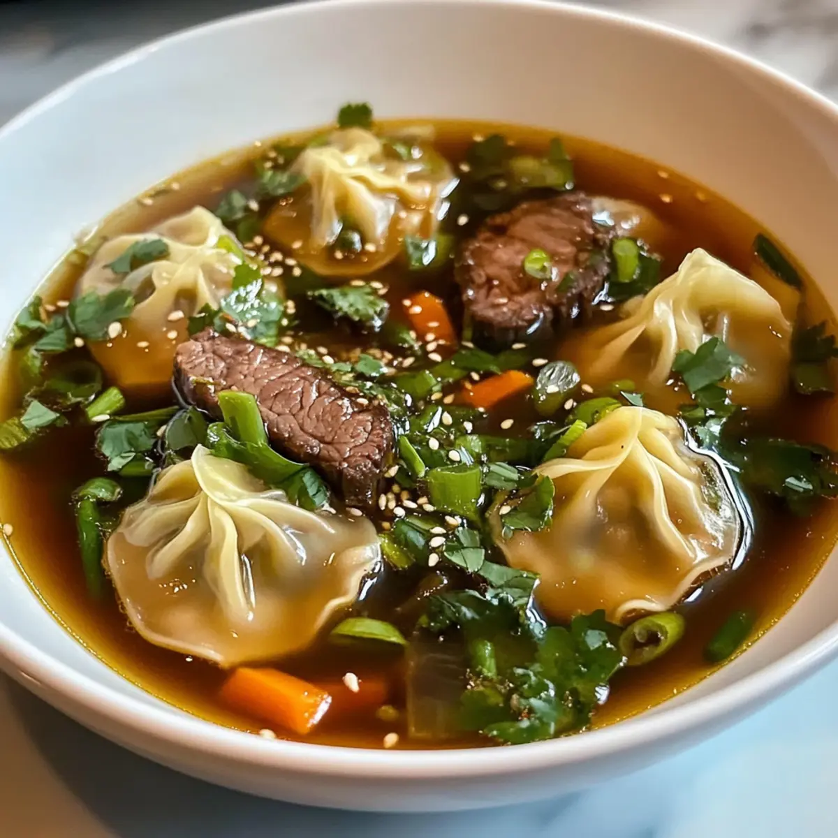 Cozy Beef Potsticker Soup A Bowl of Pure Comfort cqusbs