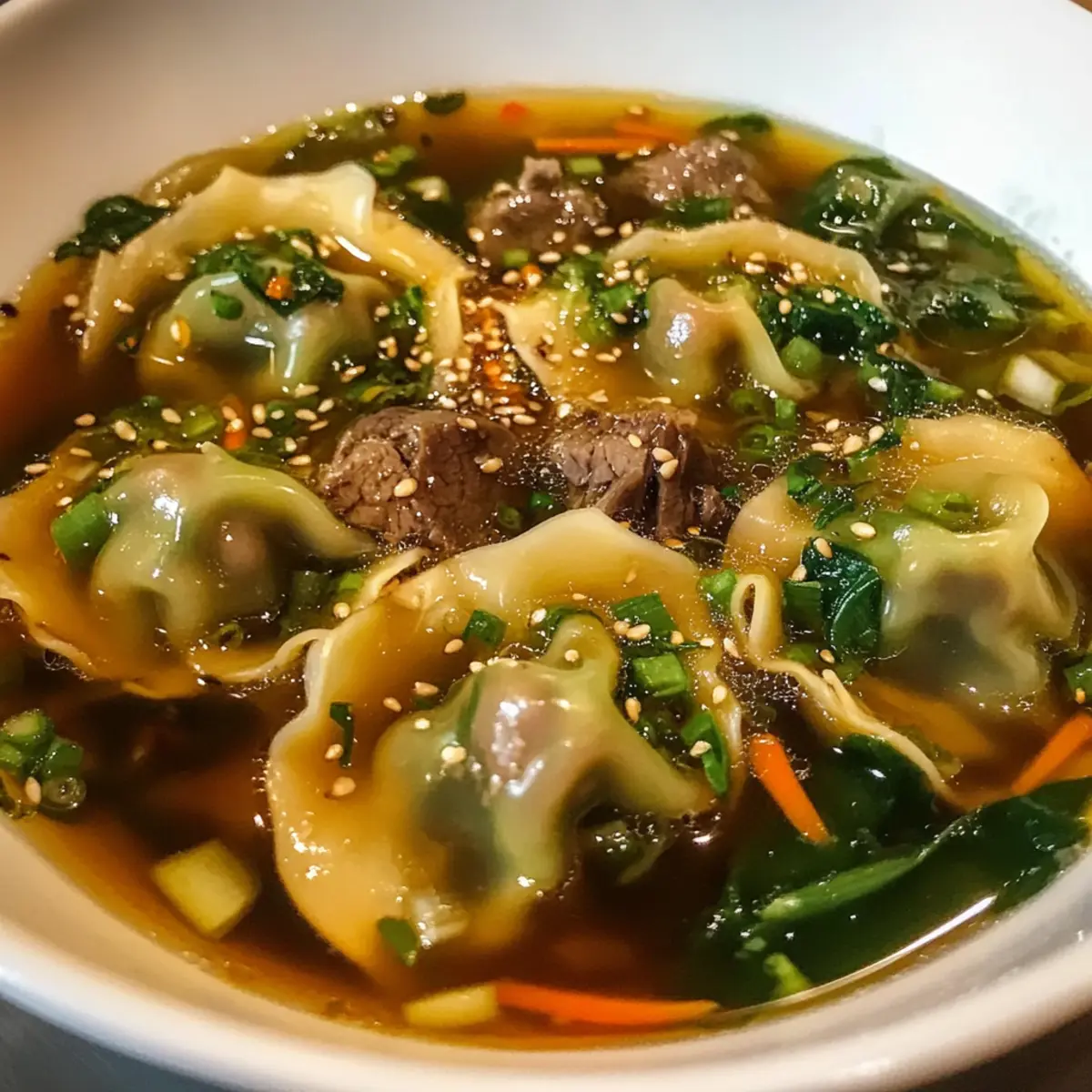 Gemütliche Rindfleisch-Teigtaschen-Suppe für Seele und Magen 5 Gemütliche Rindfleisch-Teigtaschen-Suppe