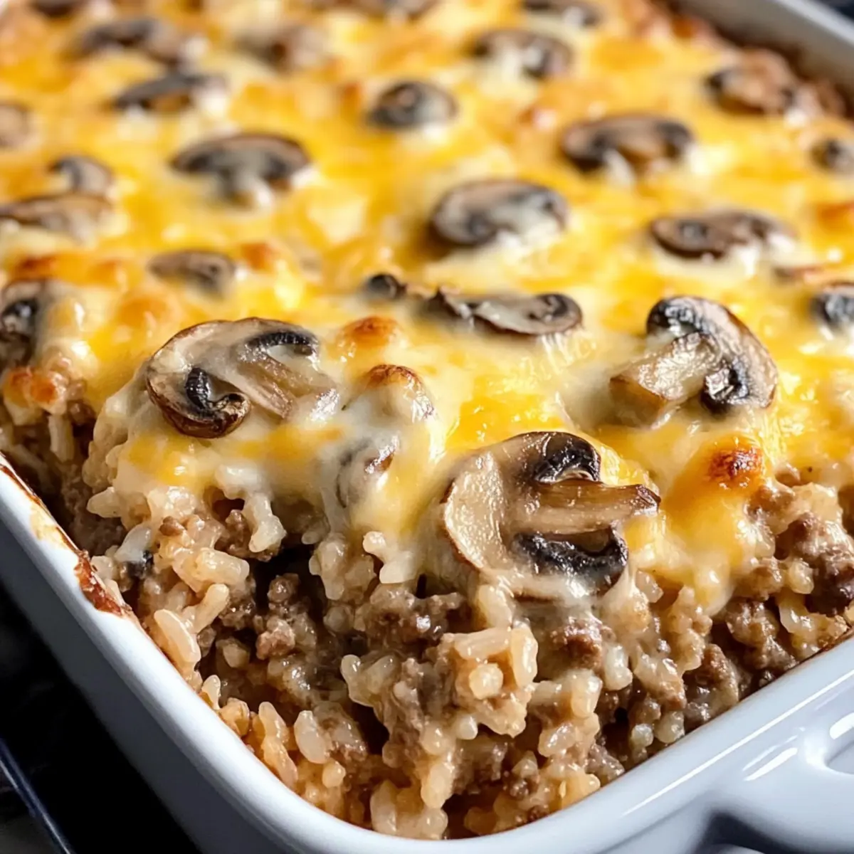 Cremiger Rinderpilzreis-Auflauf für Gemütliche Abende 3 Creamy Beef Mushroom Rice Bake Recipe flkeqt