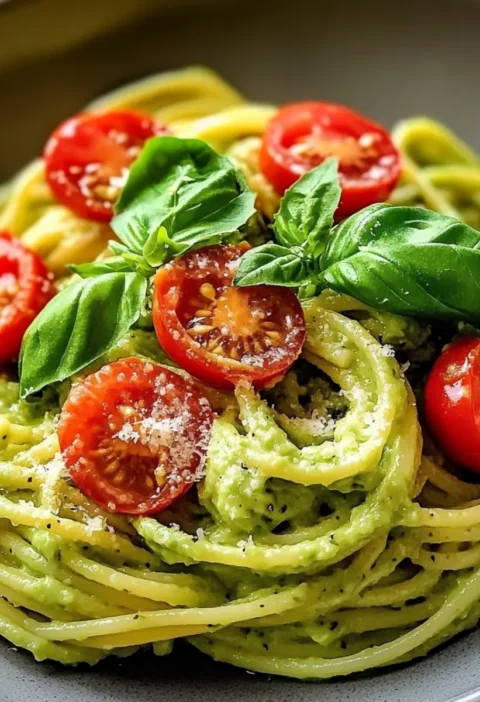 Cremige Avocado-Pasta