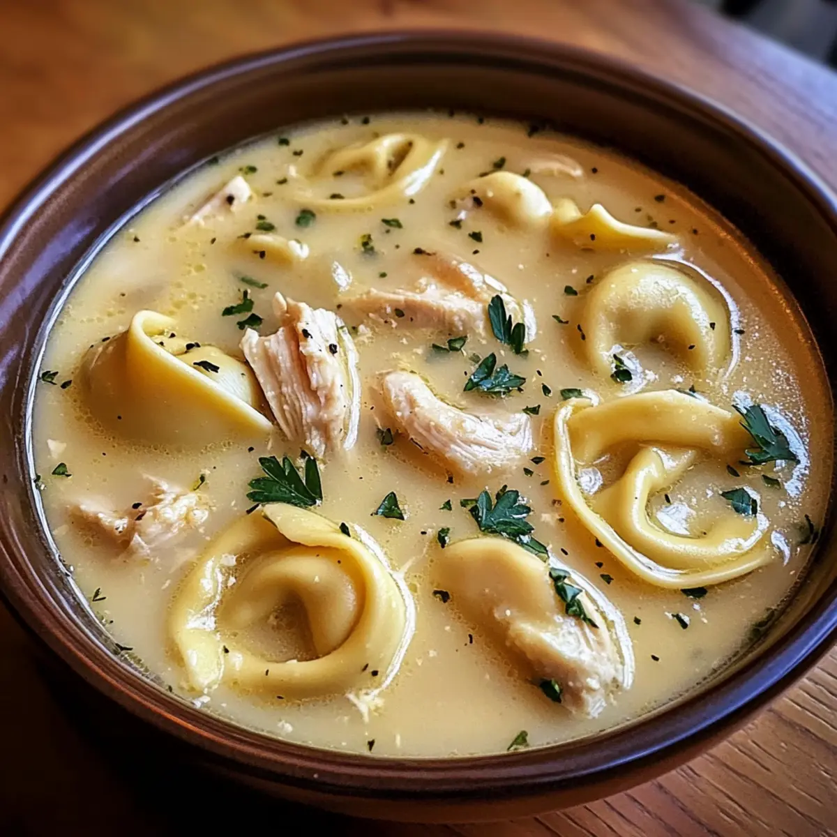 Cremige Hähnchen Tortellini Suppe für Gemütliche Tage 2 Cremige HA¤hnchen Tortellini Suppe sv0kha