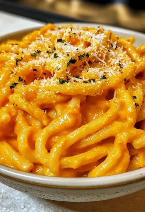 Cremige Kürbispasta leicht gemacht