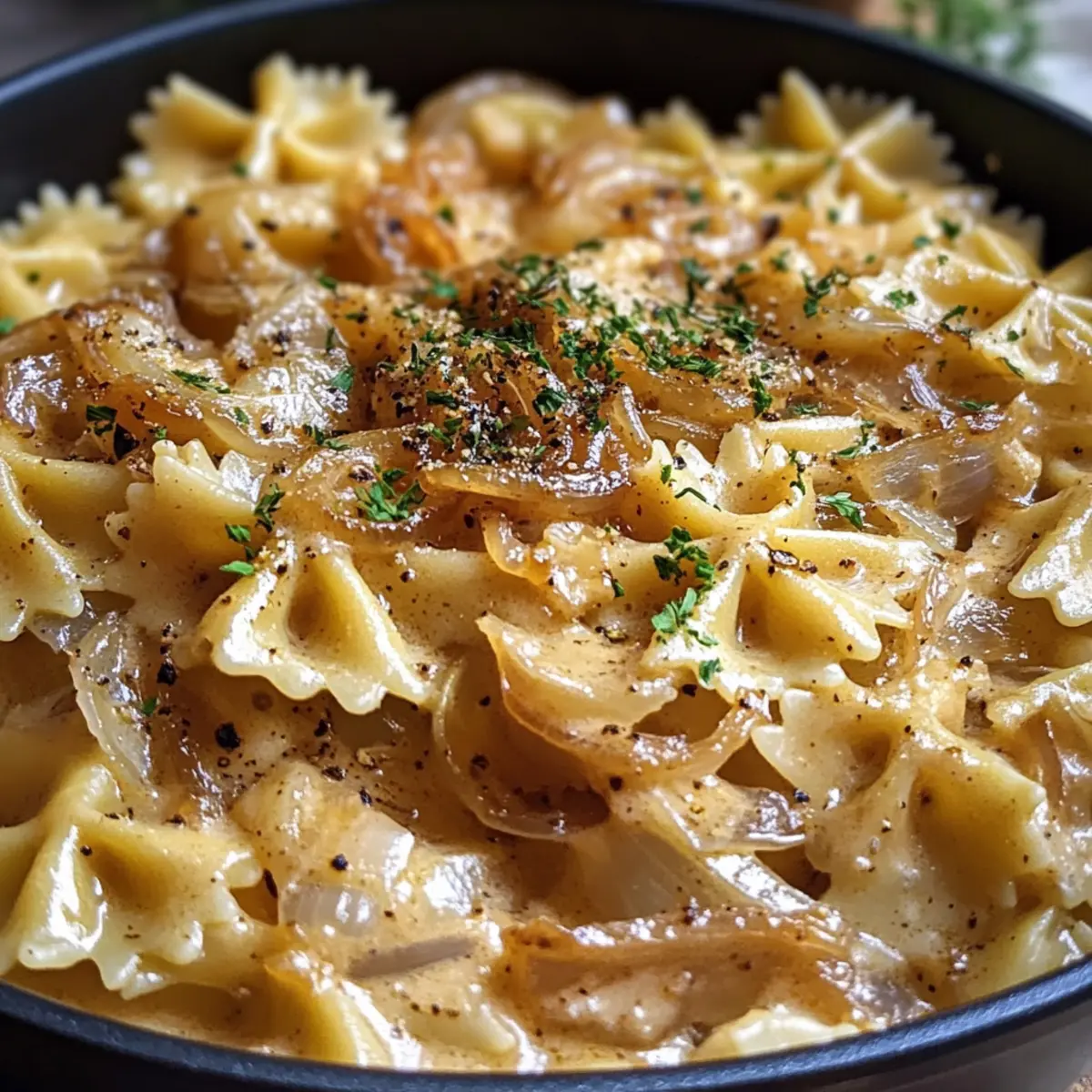 Cremige Ein-Topf-Zwiebel-Pasta für Stressfreie Abende 2 Cremige One Pot Onion Pasta o0yovt