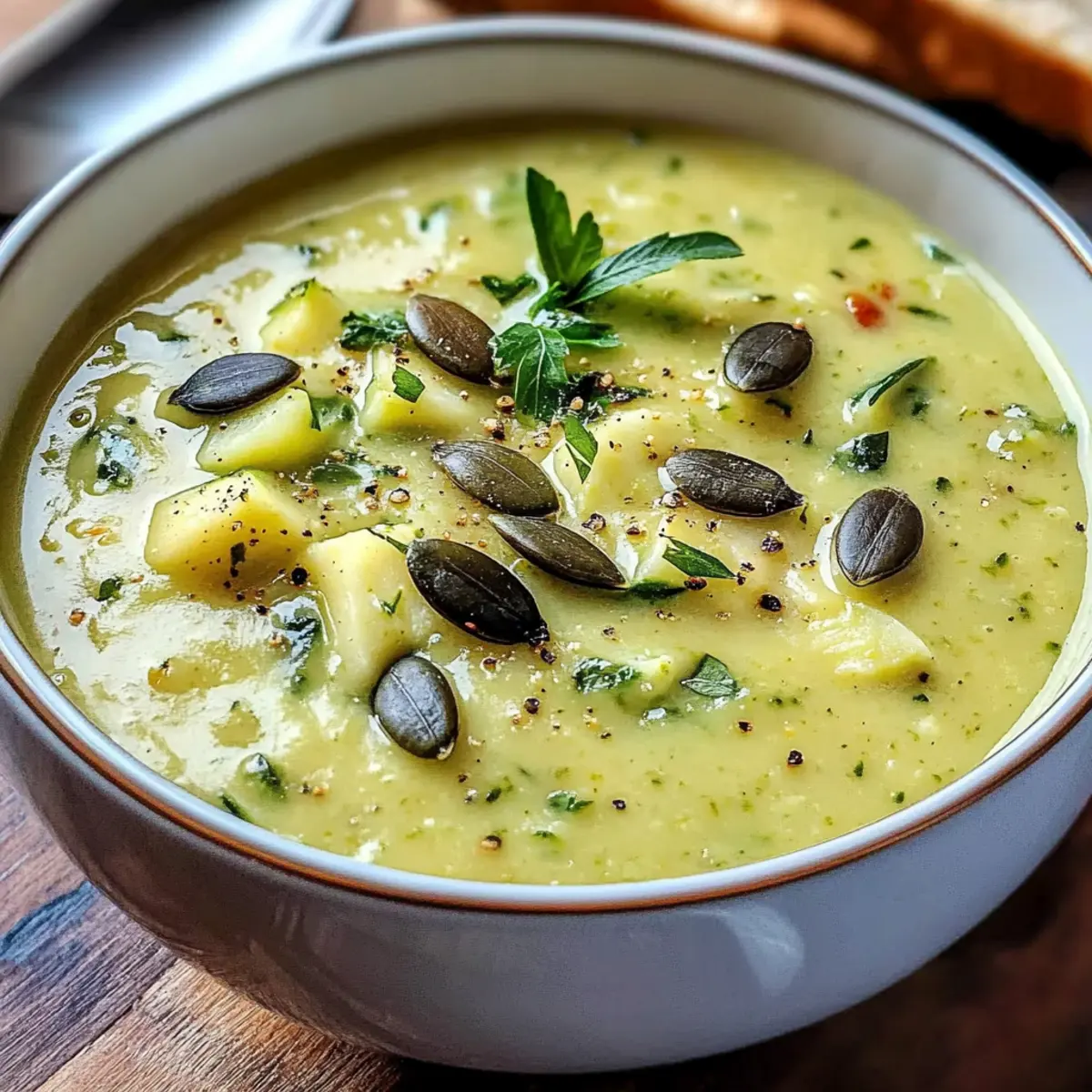 Cremige Zucchinisuppe ynshqd