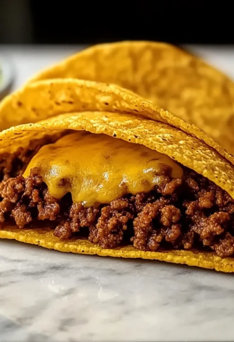 Knusprige Rinderhackfleisch-Tacos Rezept