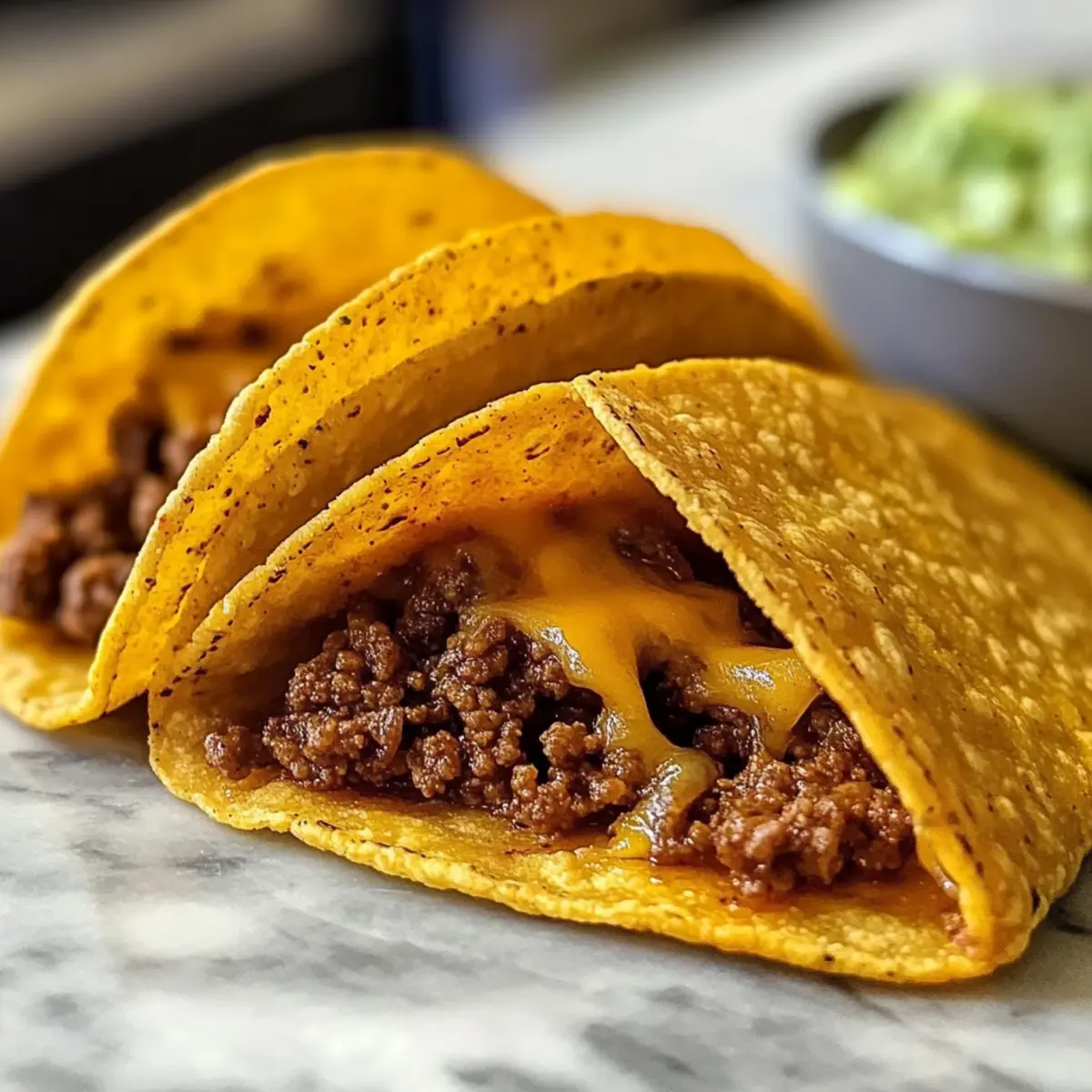 Knusprige Rinderhackfleisch-Tacos Rezept für Schnellgenießer 2 Crispy Ground Beef Tacos Recipe tqbivt