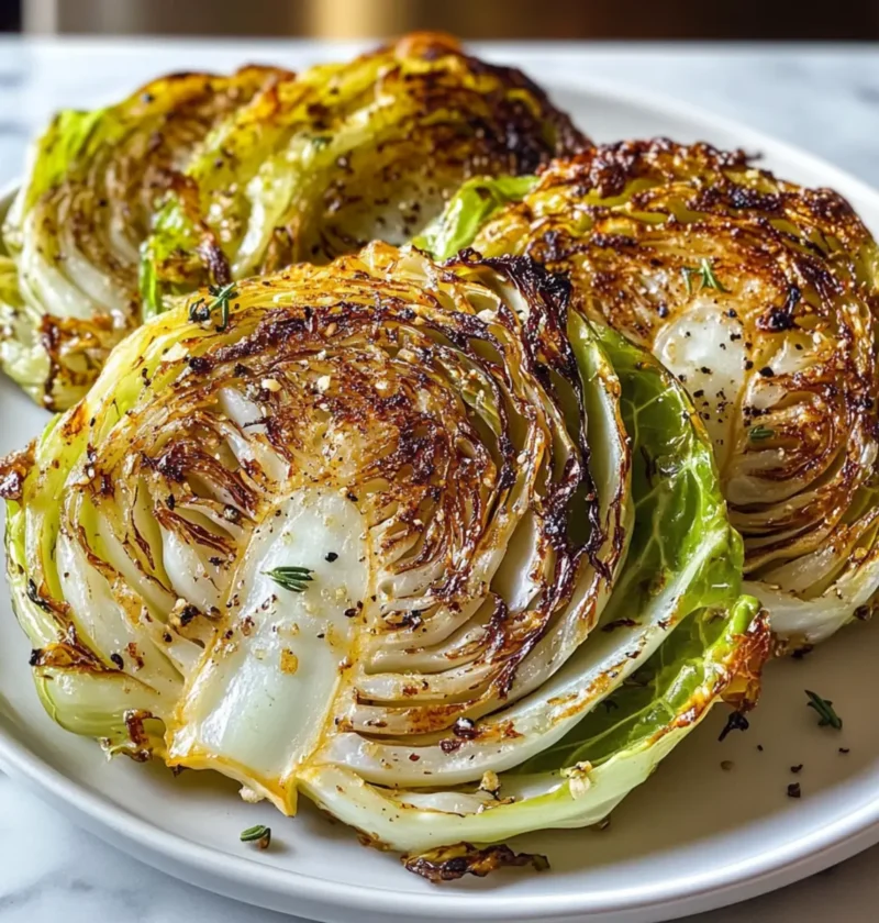 Knusprige geröstete Kohlsteaks mit köstlichem Twist 29 Knusprige geröstete Kohlsteaks (Ofen oder Heißluftfritteuse)