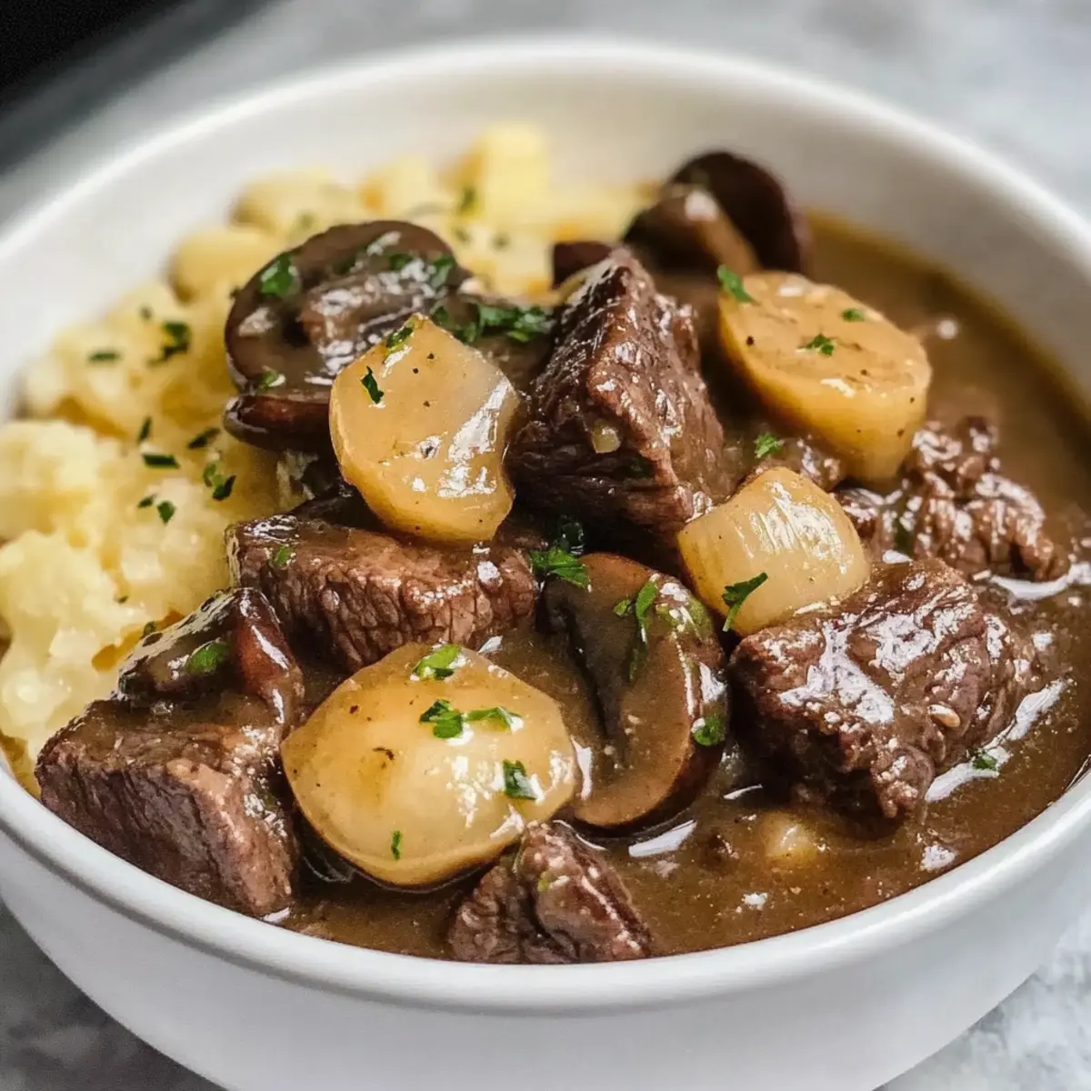 Rinderstücke und Bratensoße im Crockpot Rezept 4