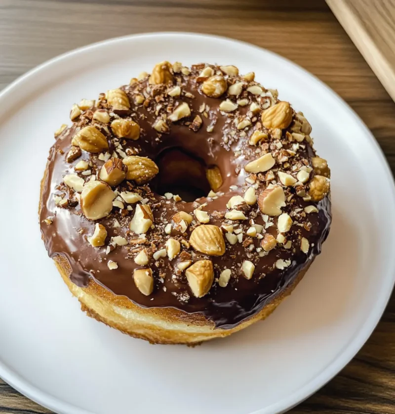 Dekadente Haselnuss Nutella Donuts zum Verlieben 1 Dekadente Haselnuss Nutella Donuts