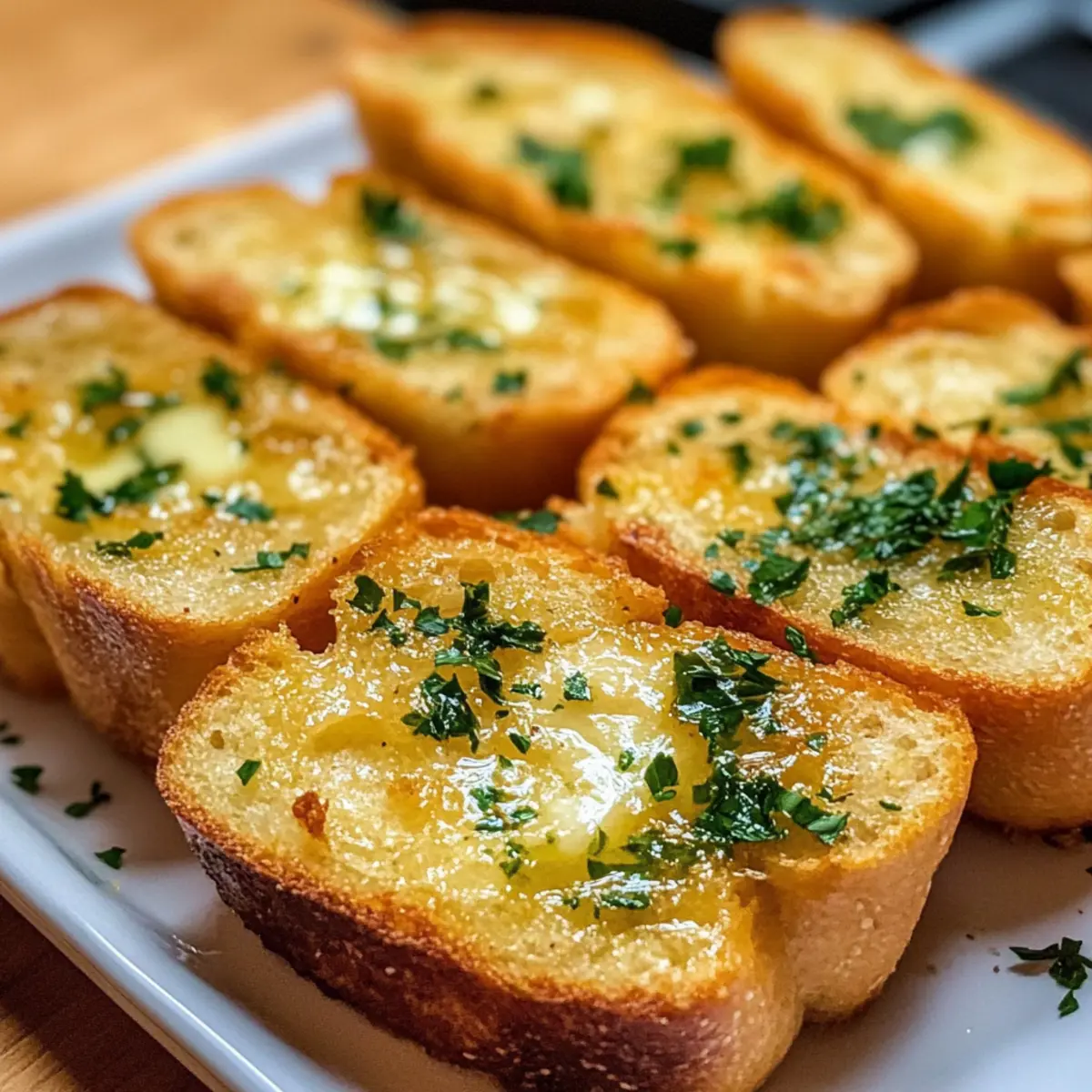 Einfaches Luftfritteuse Knoblauchbrot in 10 Minuten 3 Easy 10 Minute Air Fryer Garlic Bread Crispy Buttery and Foolproof hmfhci