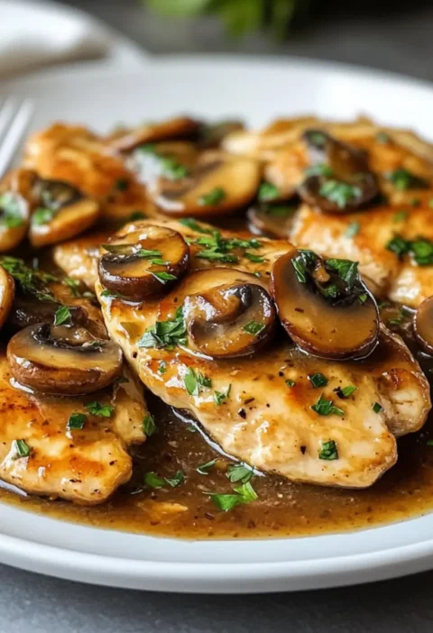 Einfache Hähnchen Marsala Rezept