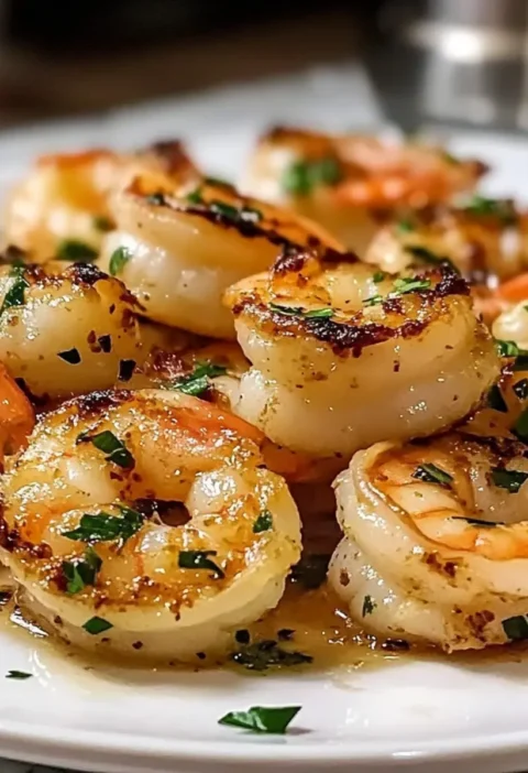 Knoblauch Parmesan geröstete Garnelen