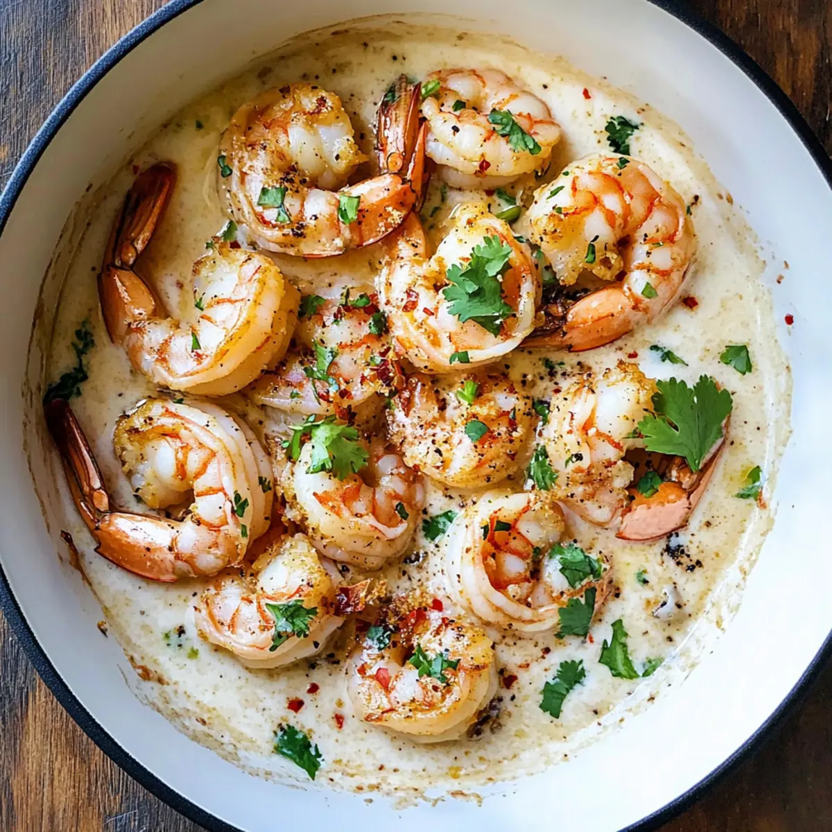 Garlic Shrimp in Coconut Milk wzezci