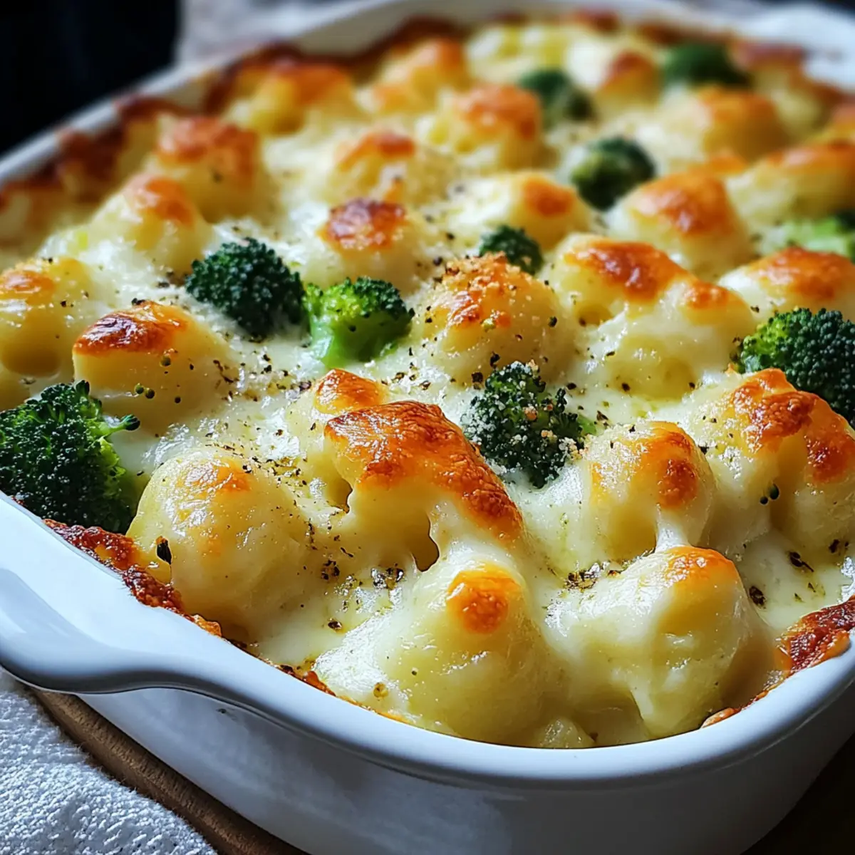 Gnocchi Brokkoli Auflauf - Cremiges Comfort Food 4 Gnocchi Brokkoli Auflauf oivr6e