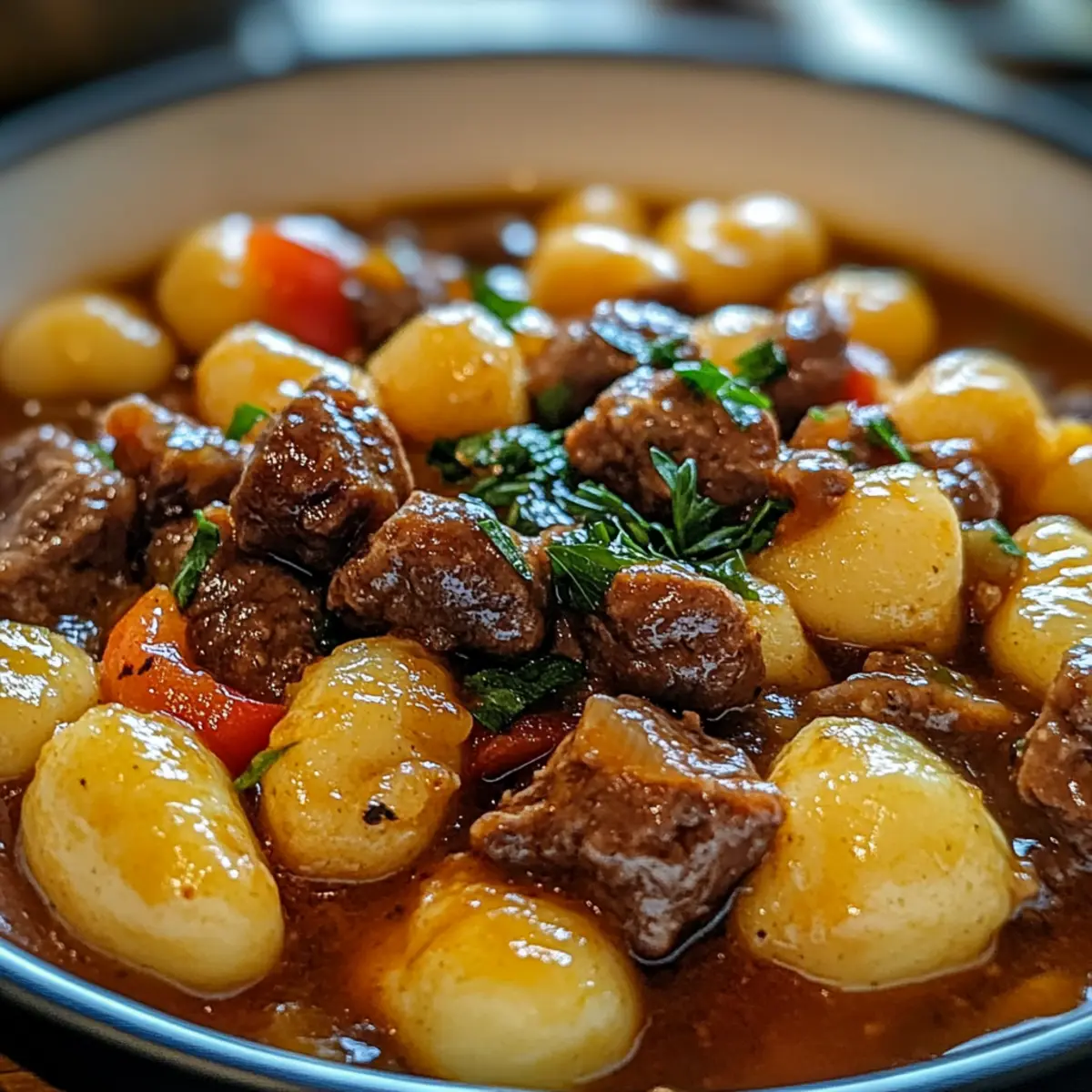 Gnocchi Gulasch einfach kochen für jedermann 4 Gnocchi Gulasch einfach kochen ldyqfy