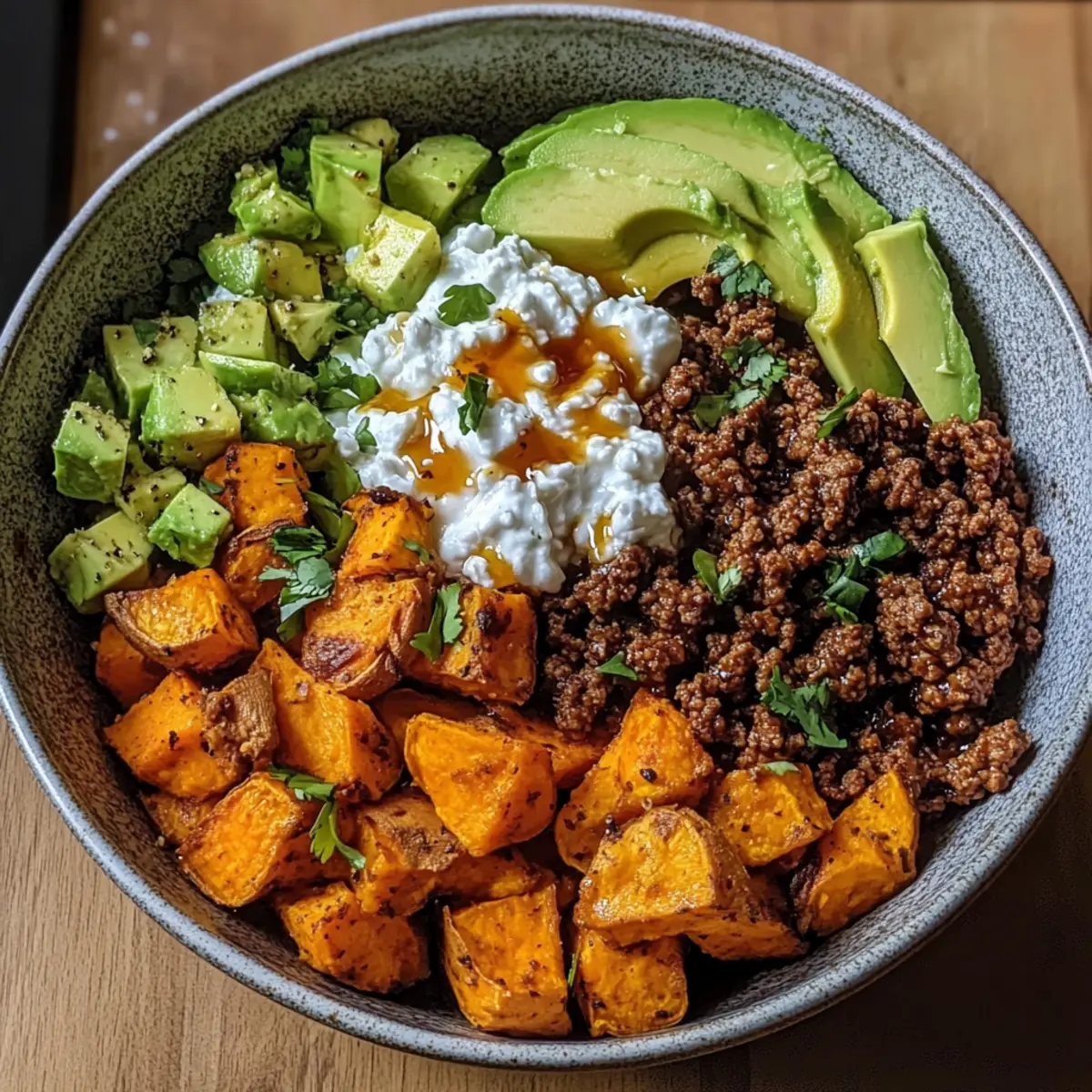 Rinderhackfleisch Hot Honey Schüssel für die ganze Familie 2 Ground Beef Hot Honey Bowl ruyy3w