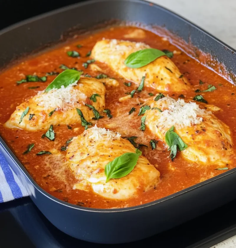 Hähnchen in Tomatensauce – Einfaches Low Carb Gericht 1 Hähnchen in Tomatensauce – Einfaches Low Carb Rezept für mittags oder abends