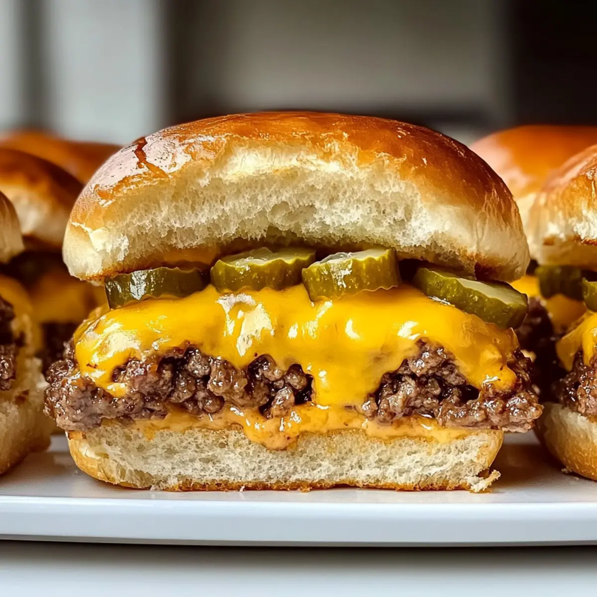 Hawaiian Roll Cheeseburger Slider Rezept für die ganze Familie 4 Hawaiian Roll Cheeseburger Sliders Recipe zuckth