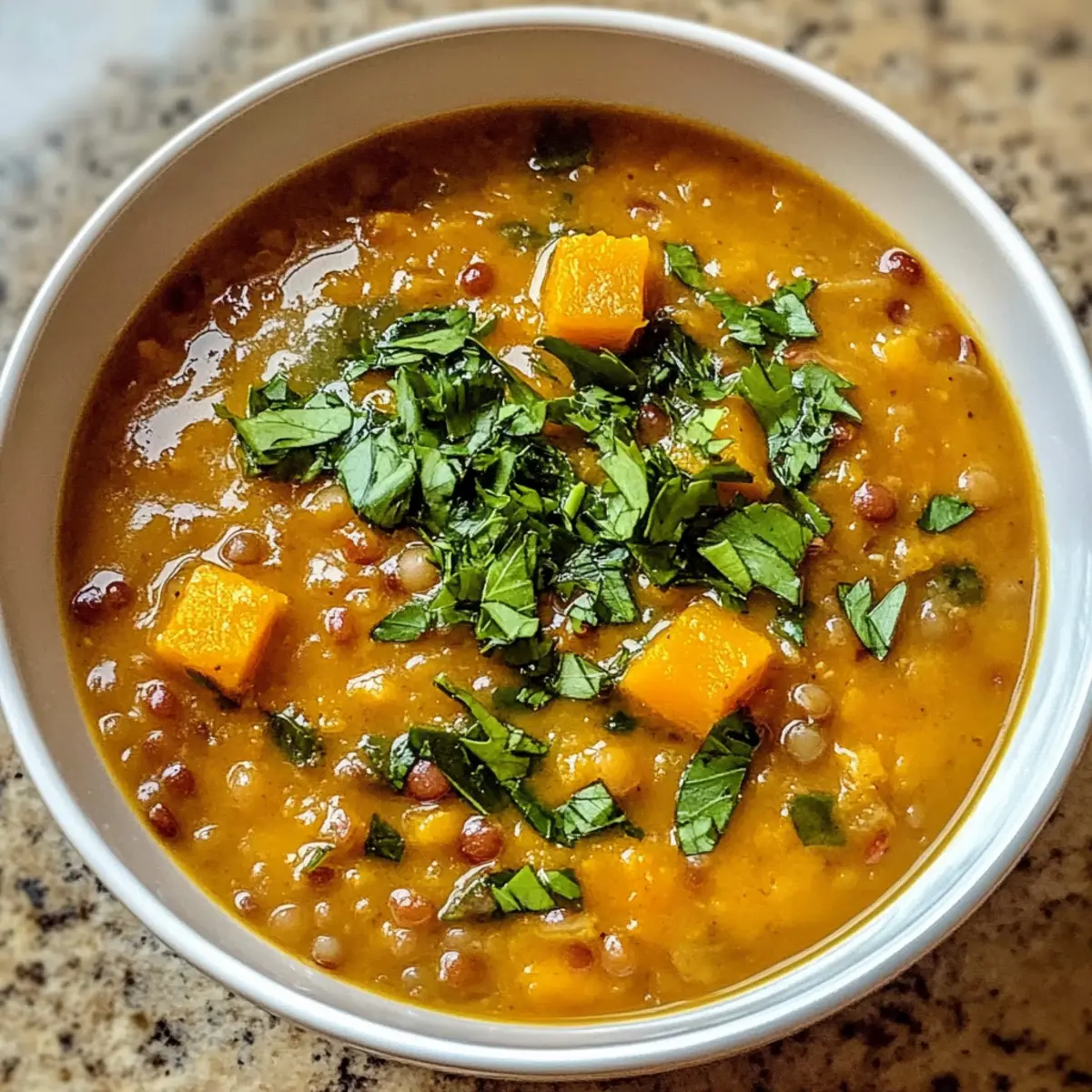Honeynut-Kürbis Rote Linsen Suppe für kalte Tage 2 Honeynut KA¼rbis Rote Linsen Suppe gbdvdd
