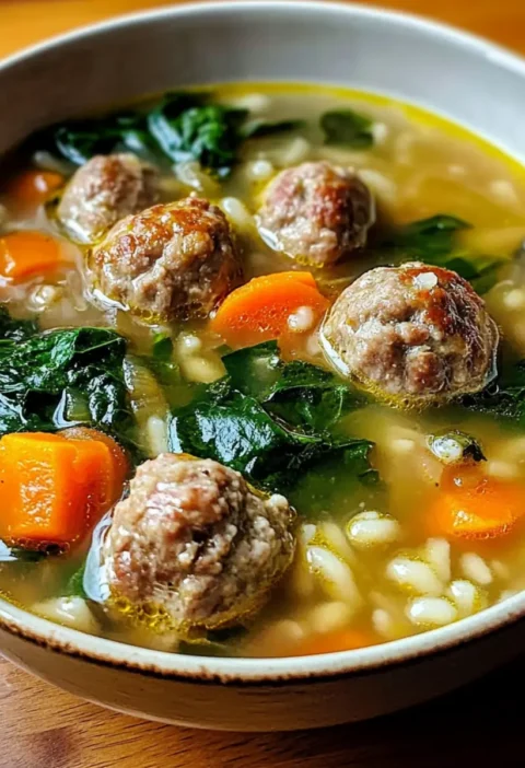 Italienische Hochzeitssuppe