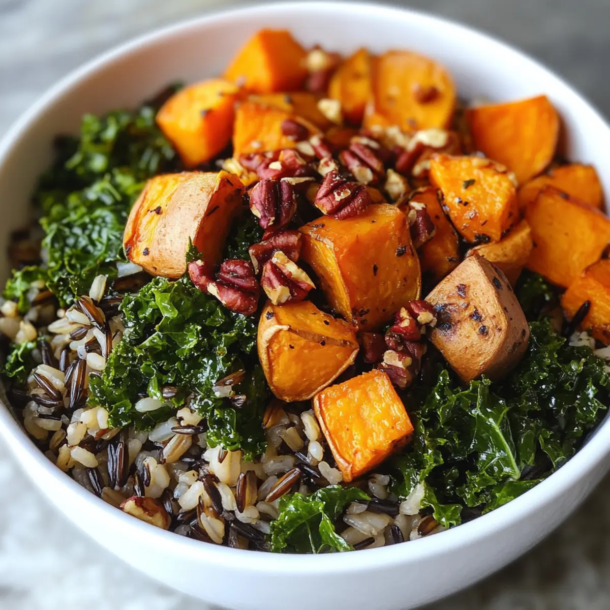 Kale- und Süßkartoffel-Wildreis-Bowl Rezept 4 Kale Sweet Potato Wild Rice Bowl Recipe apss0o