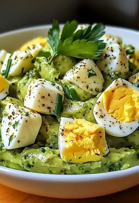 Keto Avocado Eiersalat
