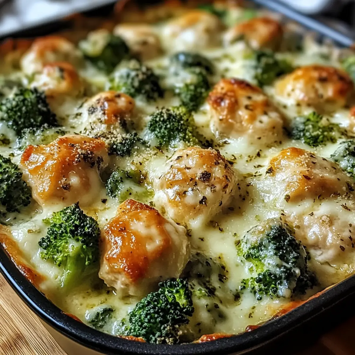 Keto Chicken Alfredo Broccoli Bake Cremig Low Carb lvd47c