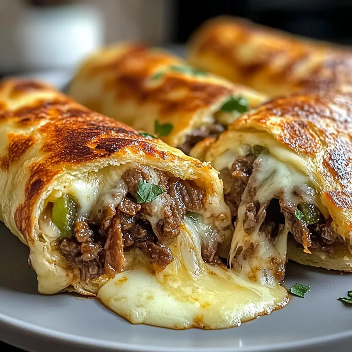 Keto Philly Cheesesteak Rollen – Käse liebt Kohlenhydrate 3 Keto Philly Cheesesteak Rolls Low Carb Ultra KA¤se na41lv