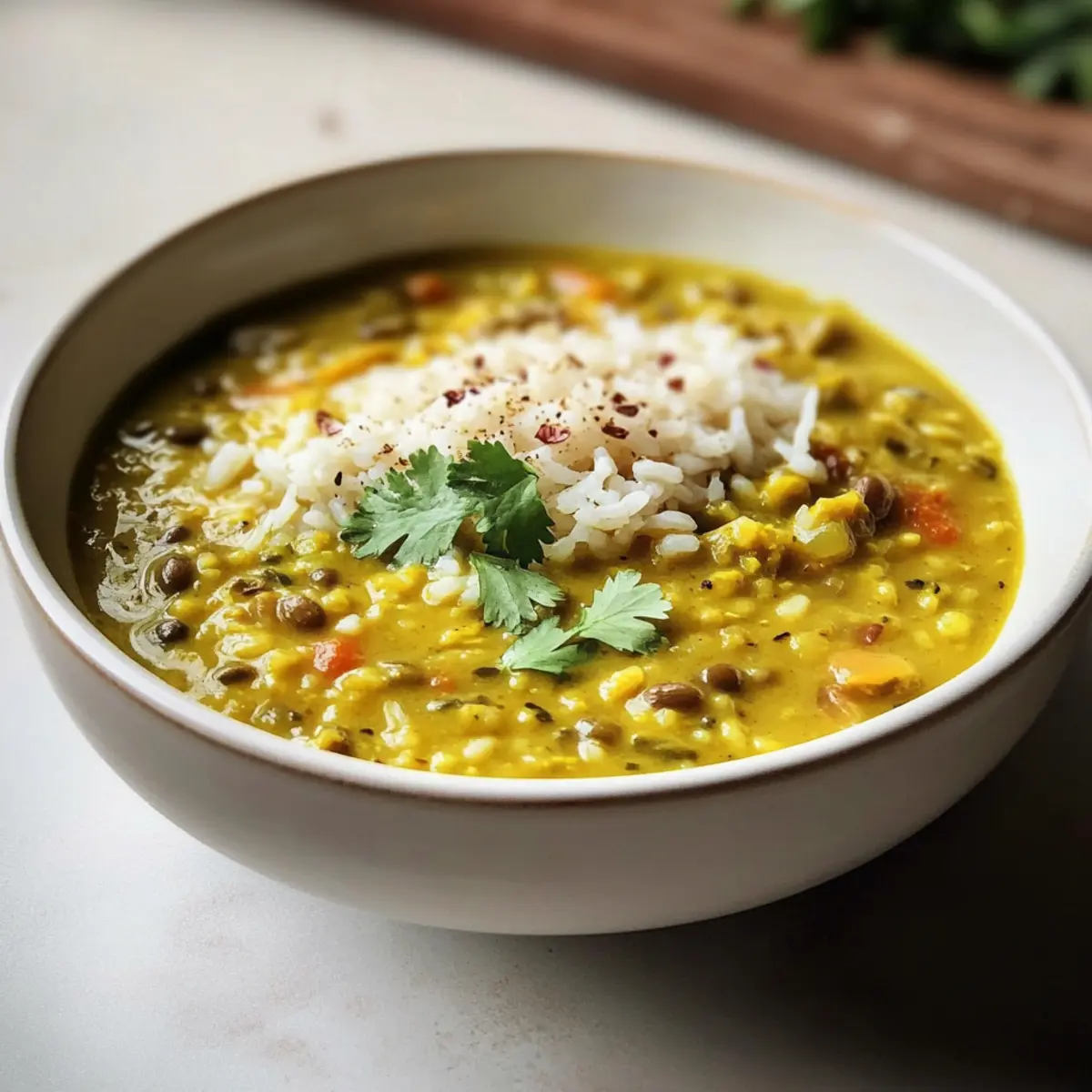 Kitchari Suppe mit Reis und Mung Dal Sanft NA¤hrend und Einfach bnosei