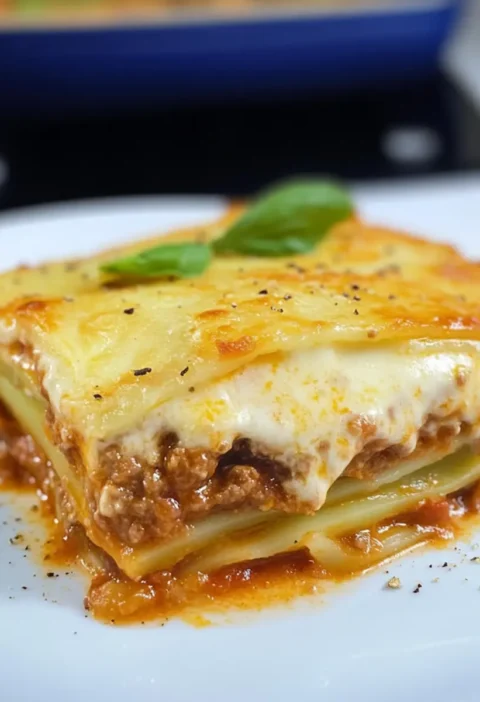 Kohlrabi Lasagne – Low Carb Gericht zum Abnehmen