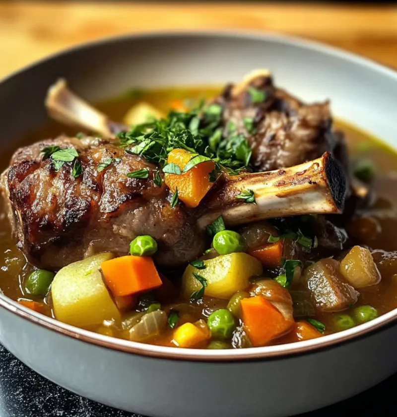 Lammhaxen mit Fenchel und Gemüsesuppe genießen 1 Lammhaxen, Fenchel und Gemüsesuppe