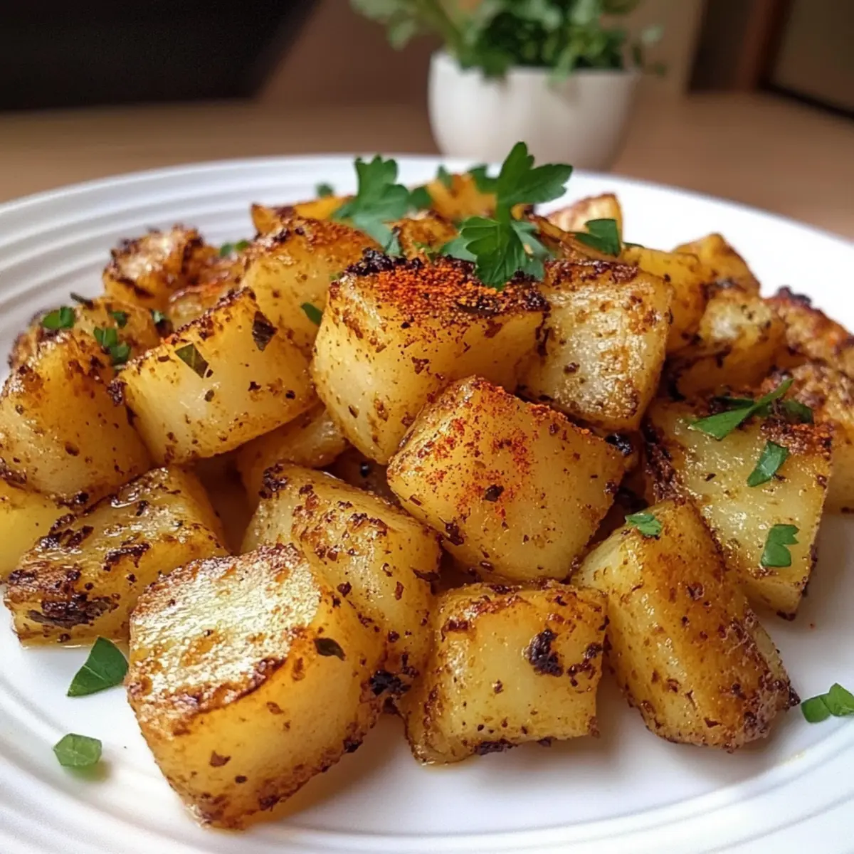 Low Carb Bratkartoffeln aus Kohlrabi schnell gemacht 3